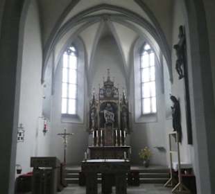 In der Kirche Mariä Krönung in Stuppach