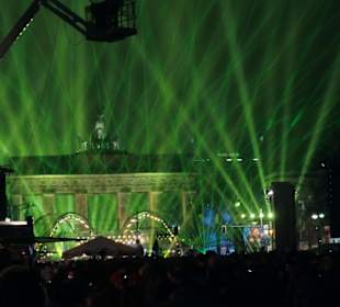 Lasershow - Silvester auf der Meile
