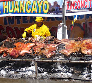 Grill auf der Feria de la Cerveza