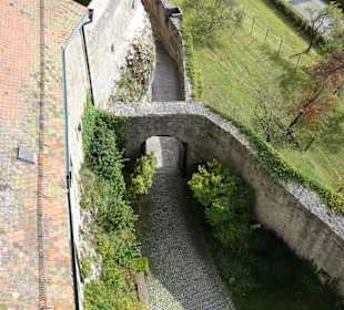 Blick vom Bergfried der Burg Zwernitz