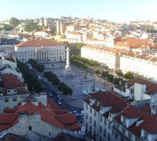 Ausblick vom Elevador de Santa Justa