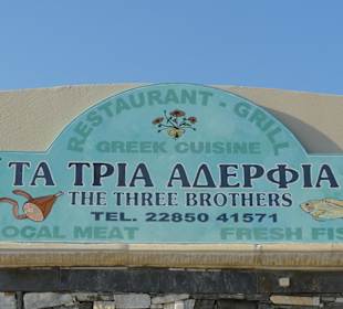 Namensschild the tree Brothers