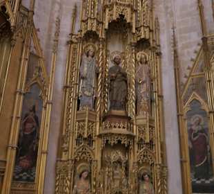 Besichtigung der Església de Santa María de Sineu