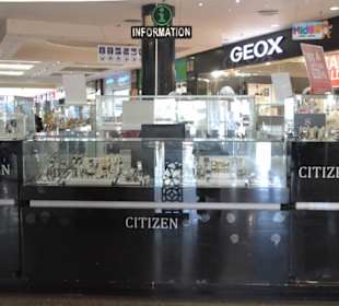 Shop als "Insel" im Gang