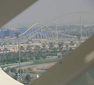 Blick auf Ferrari World