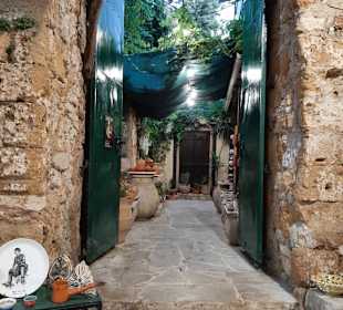 Blick in eine enge Gasse