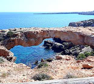 Korakas Naturbrücke Cape Greco