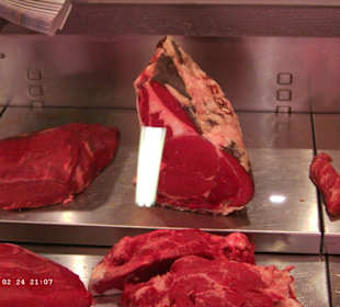Ein Teil der Fleischtheke