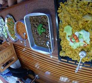 Mittagessen an Bord