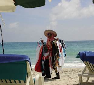 Strandverkäuferin