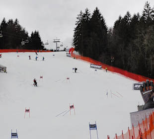 Der Zielhang wird prepariert