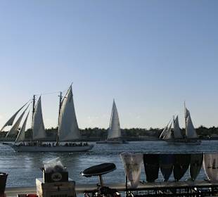 Auslaufen zum Sunset