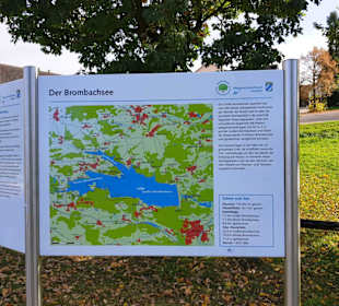 Info über dem Brombachsee