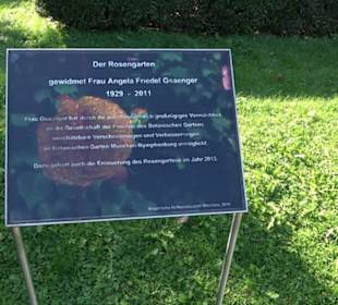 Rosengarten Botanischer Garten