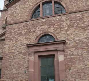 Bei der Stephanskirche in Karlsruhe
