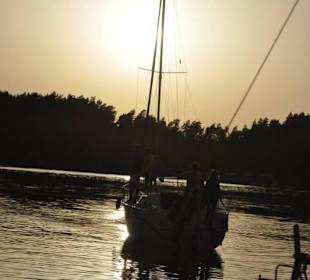 Zaraz zachód słońca