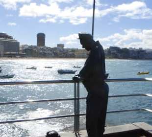 Auf dem Vorplatz vom Restaurante La Marinera