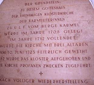 Tafel in Prandtauer Kirche