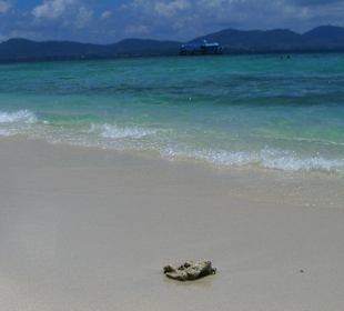 Spiaggia a Coral Island