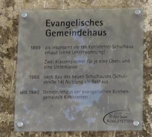 Evangelisches Gemeindehaus Kohlstetten