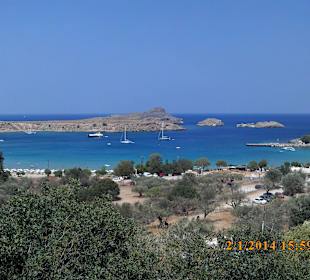 Bucht von Lindos