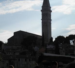 Rovinj St. Eufemie Kirche von Osten aus gesehen