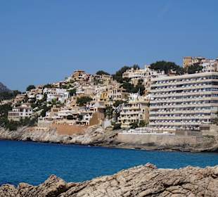 Blick von Peguera auf Cala Fornells
