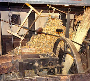 Rundgang durch das Mühlenhaus des Freilichtmuseums