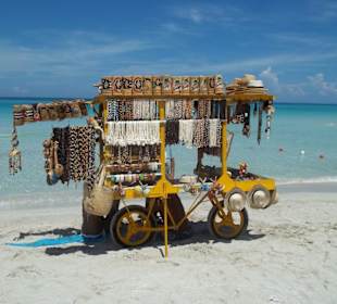 Ambulanter Strandverkäufer