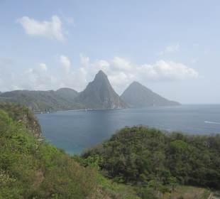 Vom Jade Mountain aus. 