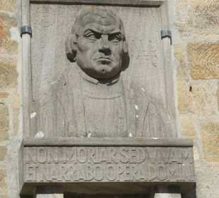 Bei der Besichtigung der Veste Coburg