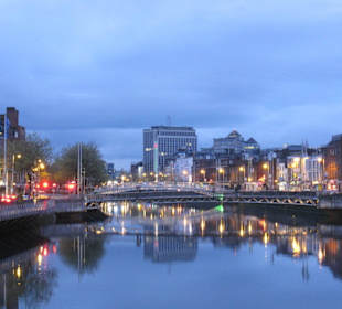 Dublin bei Nacht