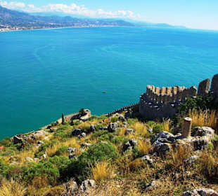 Burg von Alanya (Ic Kale) An&/Abfahrt