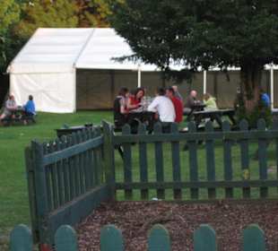 Biergarten des Green-Man-Pub