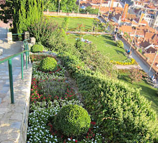 Blick auf die 'hängenden Gärten'