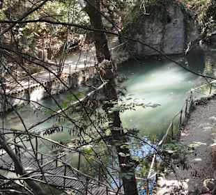 Rodini park u města Rhodos