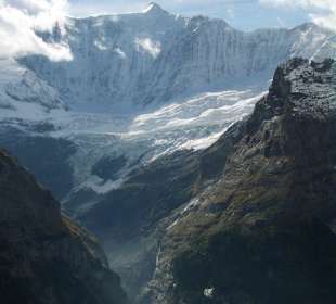 Blick auf die Fiescher-Hörner
