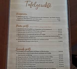 Speisekarte