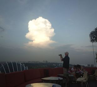 View from Supertree by Indochine - Singapore