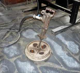 Presslufthammer zum Schieferabbau