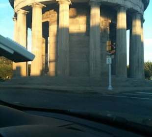 Nice Building in the middle of Street