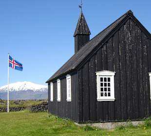 Kirche von Buthir auf der Halbinsel Snaefellsnes