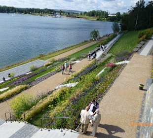 Blick von der höchsten Stelle des Parks