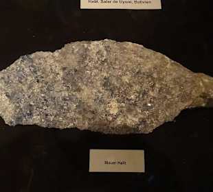 Model vom Salz wie es abgebaut wurde