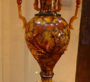 Im Bernsteinmuseum: tolle Bernsteinarbeiten