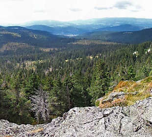 Panorama vom großen Arber