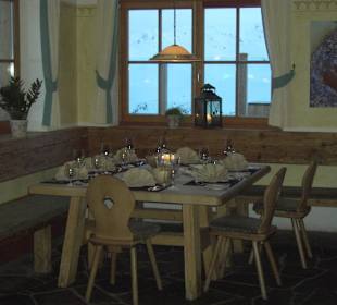 Gastraum in den Abendstunden