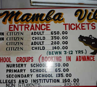 Eintrittspreise vom November 2011