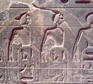 Wandrelief im Luxor-Tempel