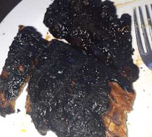 Rippchen oder Holzkohle , war mir nicht sich